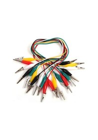 Resim Kablolu Krokodil Test Kablosu Timsah Ağızlı - 10 Adet 