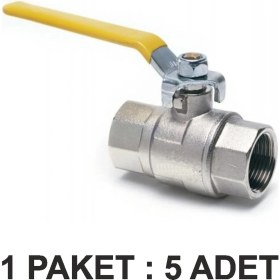 Resim Kalde Doğalgaz Vanası Küresel 1’’ Paket 5 Li 