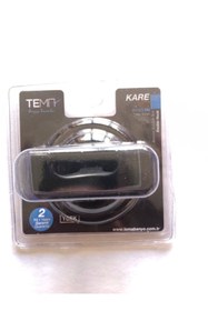 Resim Tema 71723 -2m Kare Ikili Bornoz Askılık(mat Siyah) 