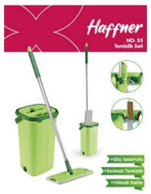 Resim Mopexa Haffner Mop Temizlik Kova Seti 3 Farklı Su Bölmesi 