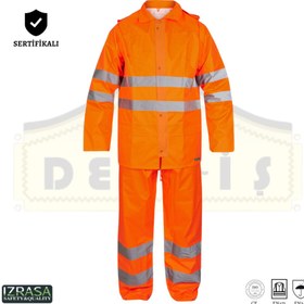 Resim Izrasa ™ Imperteks Reflektörlü Takım Turuncu Yağmurluk 
