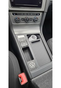 Resim Volkswagen Arteon & Passat B8 Uyumlu Karbon Baskılı 12v Çakmaklık Kapağı - Araba Aksesuarı 