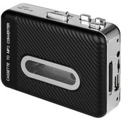 Resim Wangxi Mini Taşınabilir Otomatik Ters Stereo Kaset Çalar Usb Mp3 Dönüştürücü Siyah 