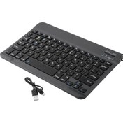 Resim Ince Bluetooth 5.1 Klavye Japonca Için Japonca, Ios, Android Dizüstü Siyah (Yurt Dışından) 