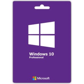 Resim Microsoft Windows 10 Pro Dijital Lisans Anahtarı Mor Renkli Seyyar Tekli Anahtar 1 Adet 