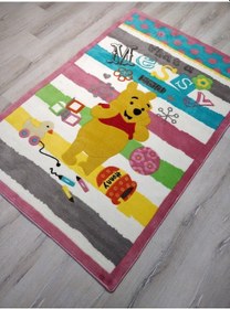 Resim Disney Halı Çocuk Odası Halısı D200 Winnie 120X180 Cm 