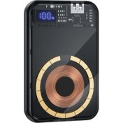 Resim Dexim S5 10.000MAH Şeffaf Magsafeli Hızlı Şarj Powerbank Taşınabilir Şarj Cihazı 
