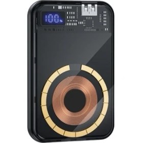 Resim Dexim S5 10.000MAH Şeffaf Magsafeli Hızlı Şarj Powerbank Taşınabilir Şarj Cihazı 