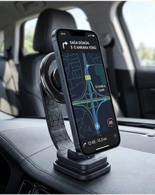 Resim Manyetik Araç Telefon Standı Katlanabilir Telefon Tutucu Renkli 