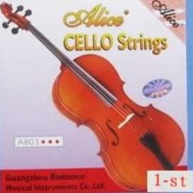 Resim Alice A803 Çello Teli Takımı | Başlangıç Seviyesi İçin İdeal Yumuşak Çalım 