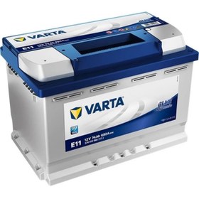 Resim Genel Markalar E11 Akü 12 Volt 74 Ah Amper 680 En Blue Dynamic 74ah 