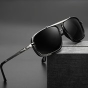 Resim 1 adet Steampunk Erkek Moda Gözlükleri - Siyah Dekoratif Lensli Retro Kare Metal Çerçeve, Dayanıklı PC Malzeme, Etkinlikler ve Hediye için Mükemmel, Hediye Gözlükleri | Vintage Tarz | Metal Menteşeler 
