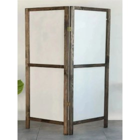 Resim Aşkın Parti Evi Paravan Seperatör Çıtalı 2 Kanatlı En 100 cm Yükseklik 160CM Panel Kumaş 