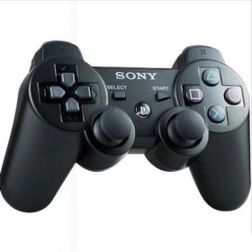 Resim Sony Playstation 3 Ps3 Siyah Oyun Kolu Kablo Ile Birlikte 