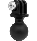 Resim 2.5cm Plastik-kamera Topu Kafa Tripod Adaptörü Flaş Işık Braketi Montaj Tabanı Gopro Hero 10 9 8 7 Djı Osmo Eylem/eylem 2 Sualtı 