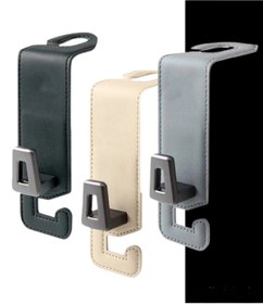 Resim bbtech Araç İçi Koltuk Başlığına Takılabilen Metal Askı Kancalı Çanta Organizer Araç Düzenleyici (Siyah) 