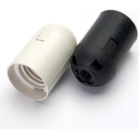 Resim Şahnet E14 İnce Siyah Düz Duy - Avize Duy. Abajur Duy . Masa La N11.219 