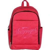 Resim Me Çanta Slazenger Üç Bölmeli Pembe Sırt Çantası - Nakışlı Logo - Tablet Bölmeli 
