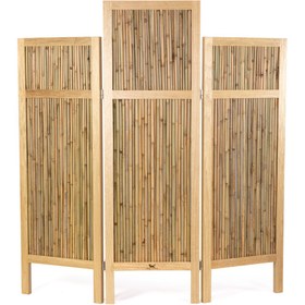 Resim Ron Bamboo Ahşap Paravan 