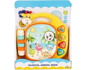 Resim Sinerjim Minibo Sesli ve Işıklı Zürafa Figürlü Müzik Kitabı 