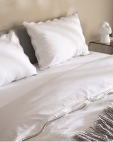 Resim Madame Coco Justine King Size %100 Pamuk Nevresim Takımı - Beyaz/taş 8684427205174 Çok Renkli 