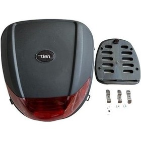 Resim 32 Litre Motorsiklet Bagaj Çantası Suya Dayanıklı Sök Tak Özellik Tien Siyah Motorcu Sepeti Supermot Siyah 