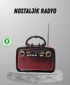 Resim Ahşap Dokulu Bluetooth Müzik Kutusu Vintage Led Tasarımıyla Modern Ses Deneyimi 