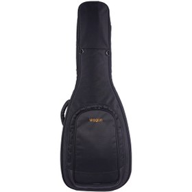 Resim Wagon 05 Serisi İkili Gitar Çantası - Siyah (Godin Uyumlu) 