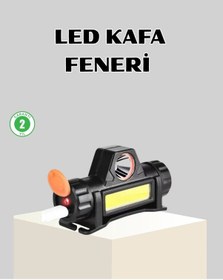 Resim Bfs Kamp Ve Doğa İçin Şarjlı Led Baş Feneri Mıknatıslı, Su Geçirmez Çok Renkli 
