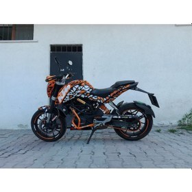 Resim Ktm Duke200 Pirelli Sticker Etiket Kaplama Modeli 