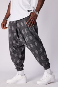 Resim Superbluemexico Unisex Jakar Desenli Şalvar Pantolon 
