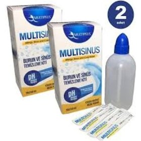 Resim Multi Sinüs Rinse Burun ve Sinüs Temizleme Kiti X 2 Adet 