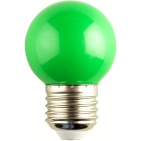 Resim Yeşil Işık Enerji Tasarruflu Renkli Led Gece Lambası Ampulu 