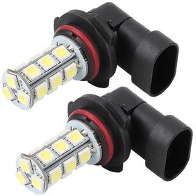 Resim Reedark 9005/hb3 Tipi 18 Smd 5050 Led Faro Lambaları, Beyaz Işık, 2 Adet, Kolay Kurulum, 50.000 Saat Ömür, 55w Halojen Yerine 