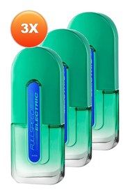 Resim AVON Full Speed Electric Erkek Parfüm Edt 75 Ml. Üçlü Set 