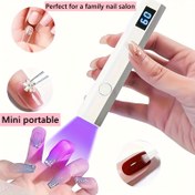 Resim Portatif Mini El Jeli Manikür Polisi Güneşin Curing Lambası Dijital Ekran ile - Kablosuz Hızlı Güneşlenme, USB Şarj Edilebilir Lityum Pil, Ev Manikür Salonları ve Seyahat için İdeal, Yüksek Kaliteli Hediye için, Manikür Sanat Lambası | Minimalist Manikür Lambası | USB Şarj Edilebilir Lamba, Manikür Sanat Dekorasyonu 