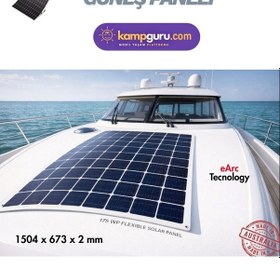 Resim Sunman 175 Wp Flex Solar Panel - Esnek Güneş Enerji Paneli 