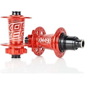 Resim Koozer Ön Arka Tekerlek Göbek seti Kırmızı 
