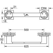 Resim Grohe Allure Havluluk - 40341001 