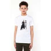 Resim Anime One Punch Man Baskılı Unisex Çocuk Beyaz T-Shirt 