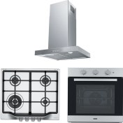 Resim Franke FDF EG6 60 XS Davlumbaz | FHTL 604 3G TC XS C Ocak | FSL 82 H XS Fırın Inox 