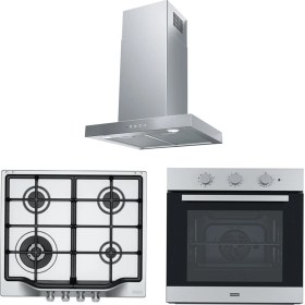 Resim Franke FDF EG6 60 XS Davlumbaz | FHTL 604 3G TC XS C Ocak | FSL 82 H XS Fırın Inox 