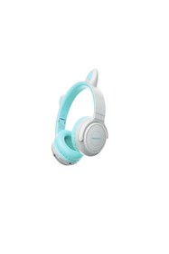 Resim Promate Panda Led Kedi Kulaklı Kulaklık Katlanabilir Çocuk Kulak Üstü Mikrofonlu Bluetooth Kulaklık 