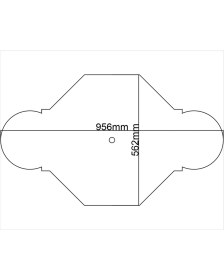 Resim Motifpiyer Lamba Tavan GÖBEĞI-52-55X95CM-SEKIZGEN-2ADET 
