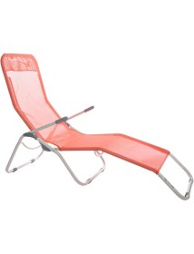 Resim Andoutdoor Tumbona Katlanır Şezlong-Kırmızı 