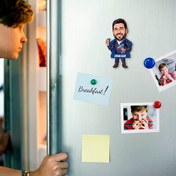 Resim Erkek Tamirci Karikatürlü Buzdolabı Magneti 