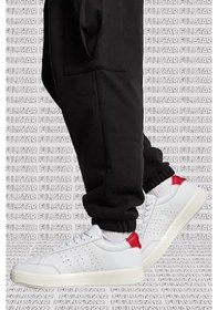 Resim Adidas Nova Court Vegan Leather Sneaker Günlük Beyaz Deri Ayakkabı Beyaz 