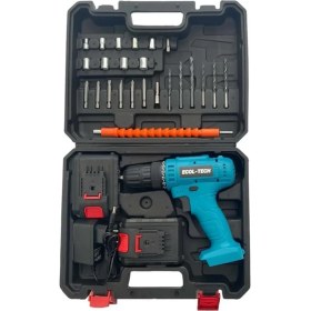 Resim Ecol-Tech Akülü Şarjlı Vidalama Matkap 21V 3.0AH 