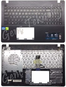 Resim Asus Uyumlu R510LAV, R510LD Üst Kasa Klavye Kasası - Siyah- 