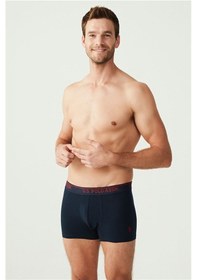 Resim U.S. Polo Assn. U.S Polo Assn. 80097 Erkek 3 Lü Boxer-Siyah&Antrasit&Lacivert - M 